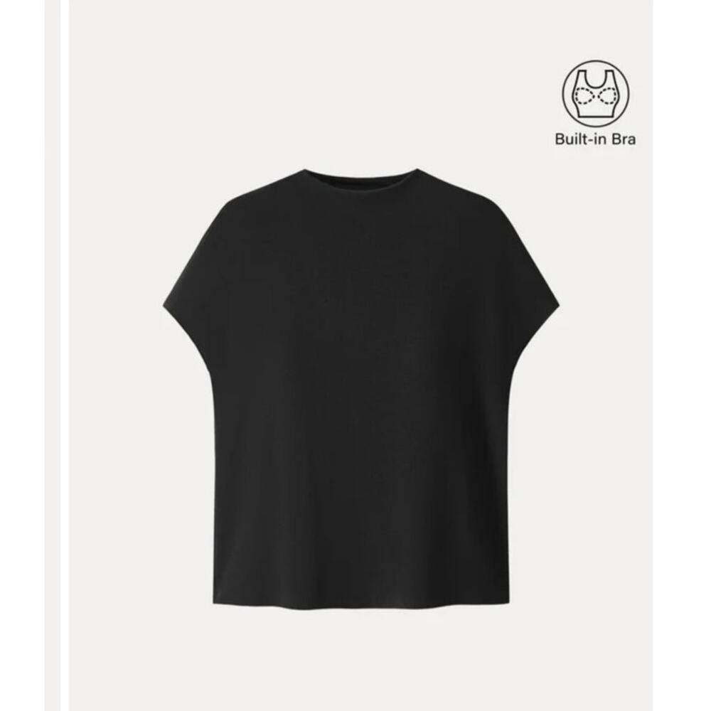 OGL Essential Mockneck Short sleeves Bra Top Black Medium